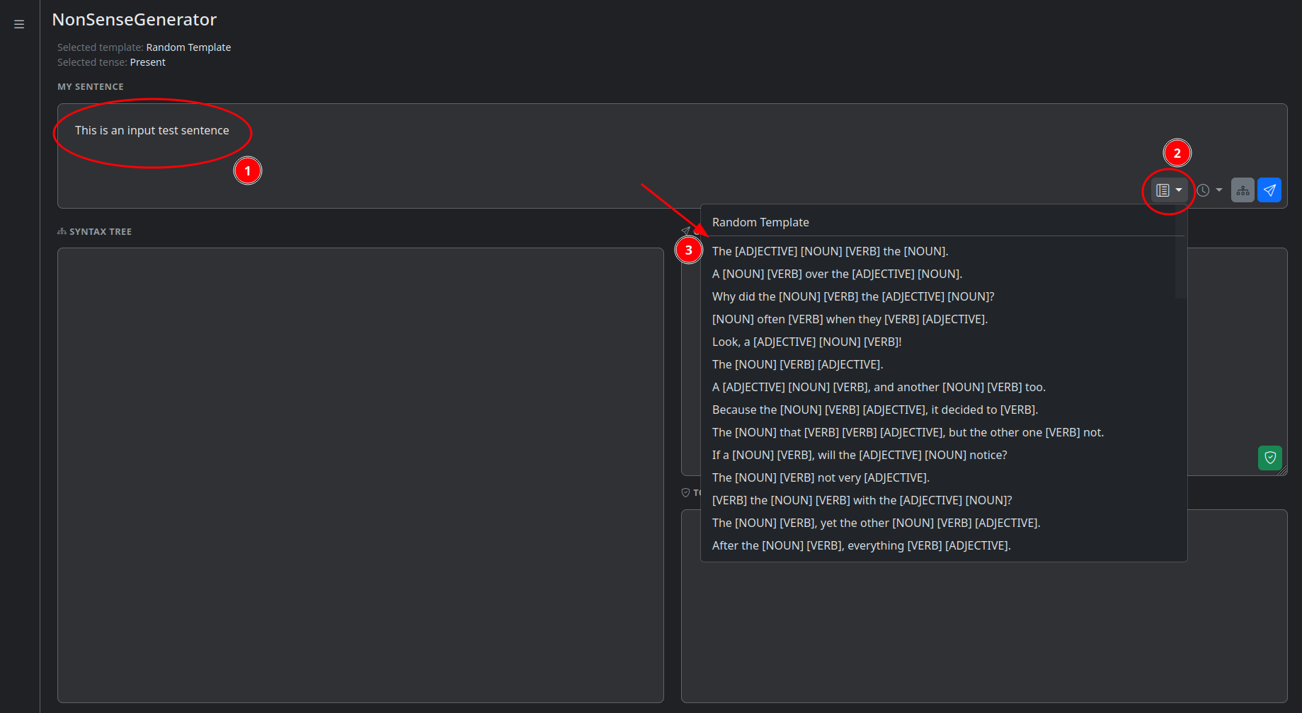 Sentence Generation Tutorial 1