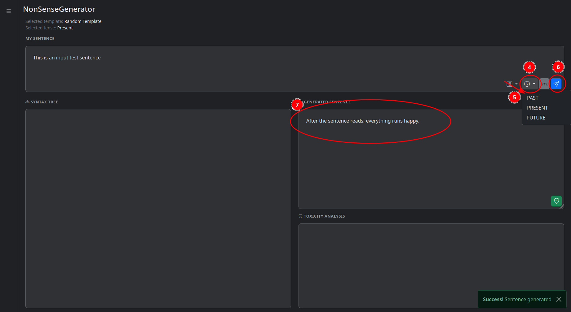 Sentence Generation Tutorial 2